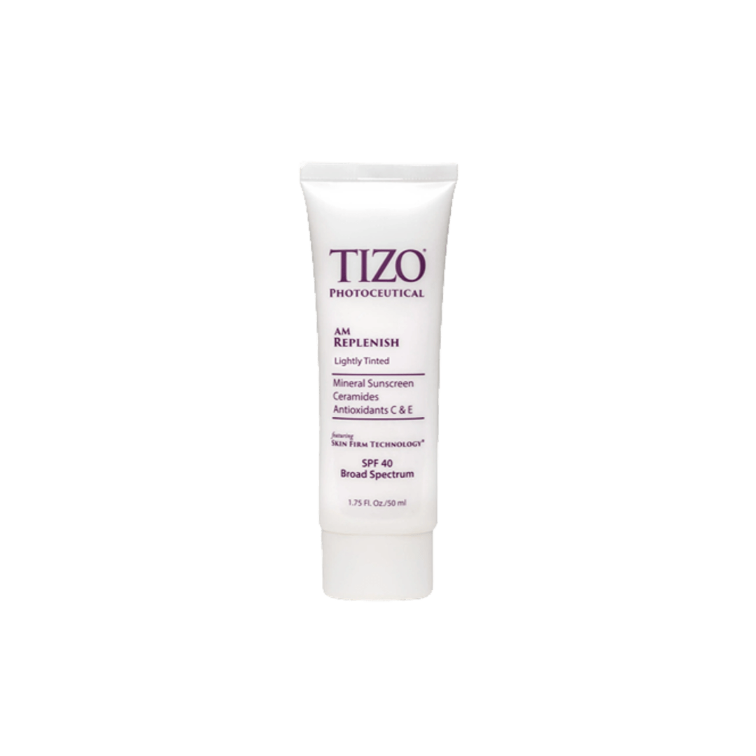 TIZO® AM Replenish Lightly Tinted SPF 40 - Anna Sofia Aesthetics